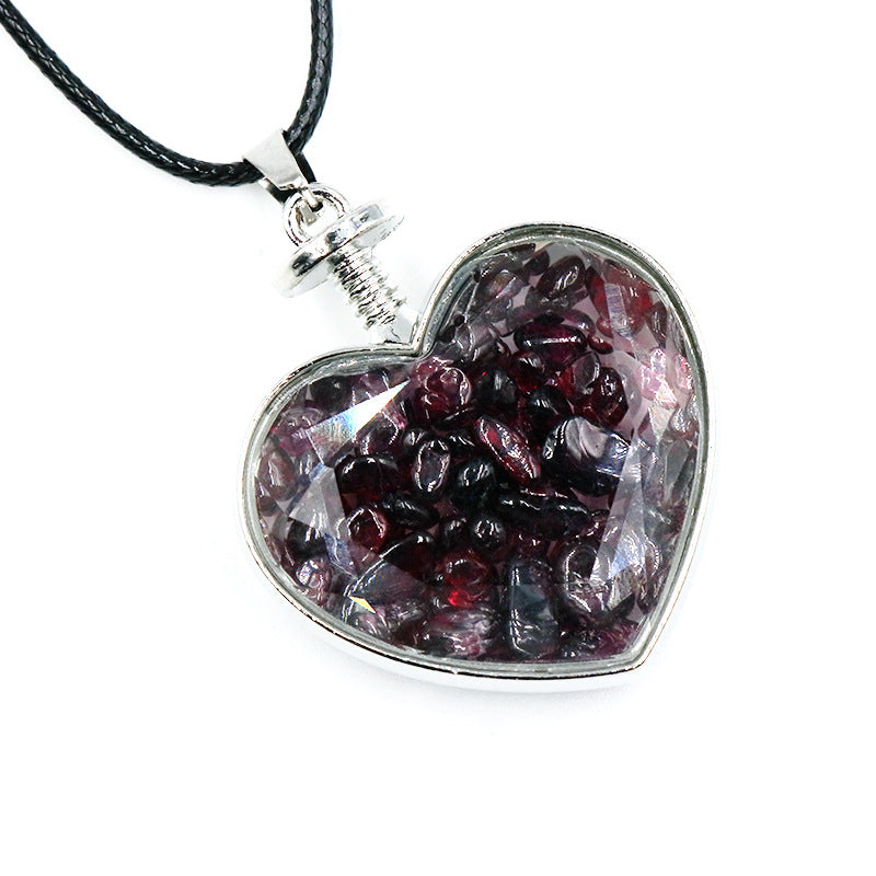 Heart Wishing Bottle Pendant