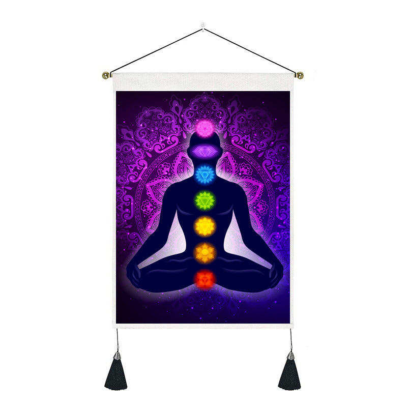 Short Tapestry (Yoga and chakra)