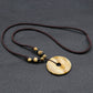 Crystal Chinese Safety Buckle Necklace