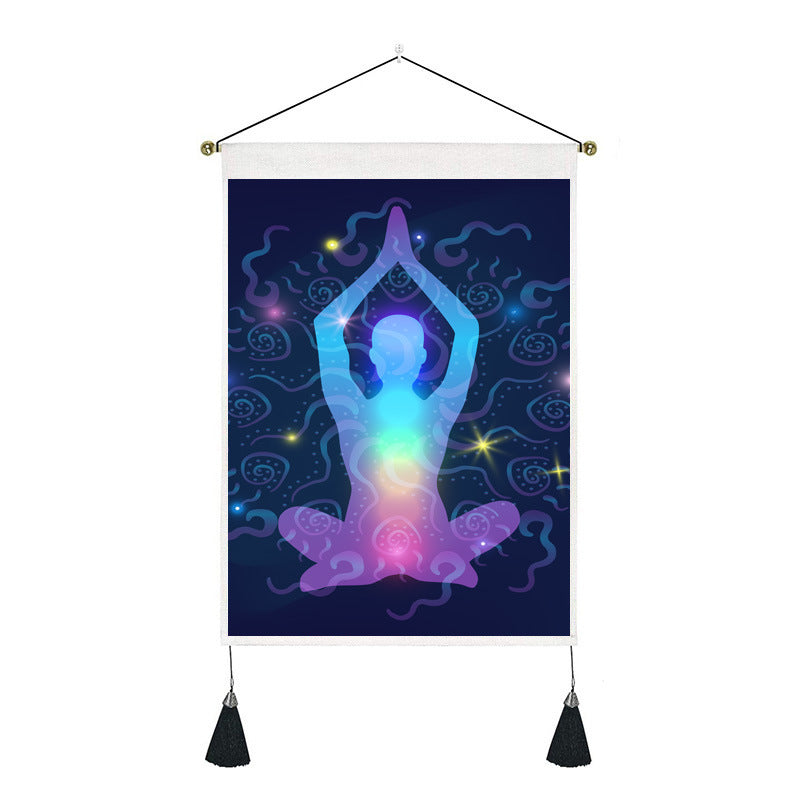 Short Tapestry (Yoga and chakra)