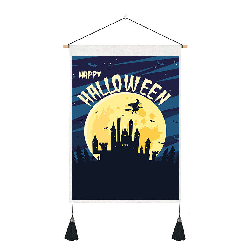 Short tapestry (Halloween）