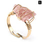 Crystal Raw Ring