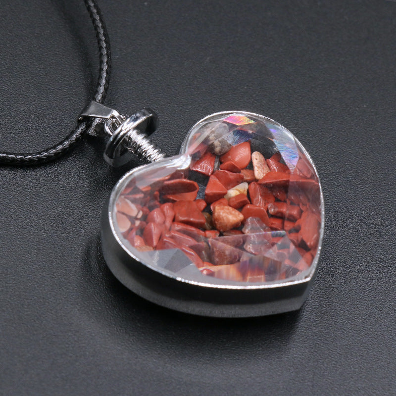 Heart Wishing Bottle Pendant