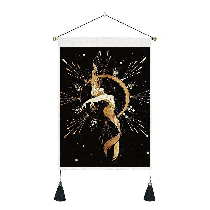 Short tapestry(sun and moon)