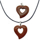 Crystal Hollow Heart Pendant