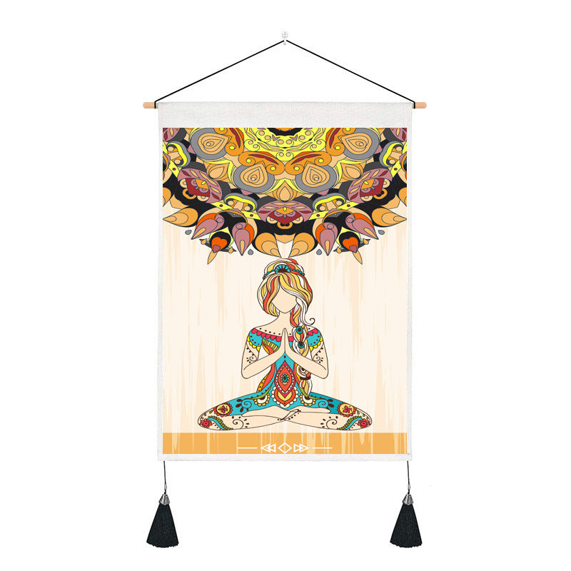 Short Tapestry (Yoga and chakra)