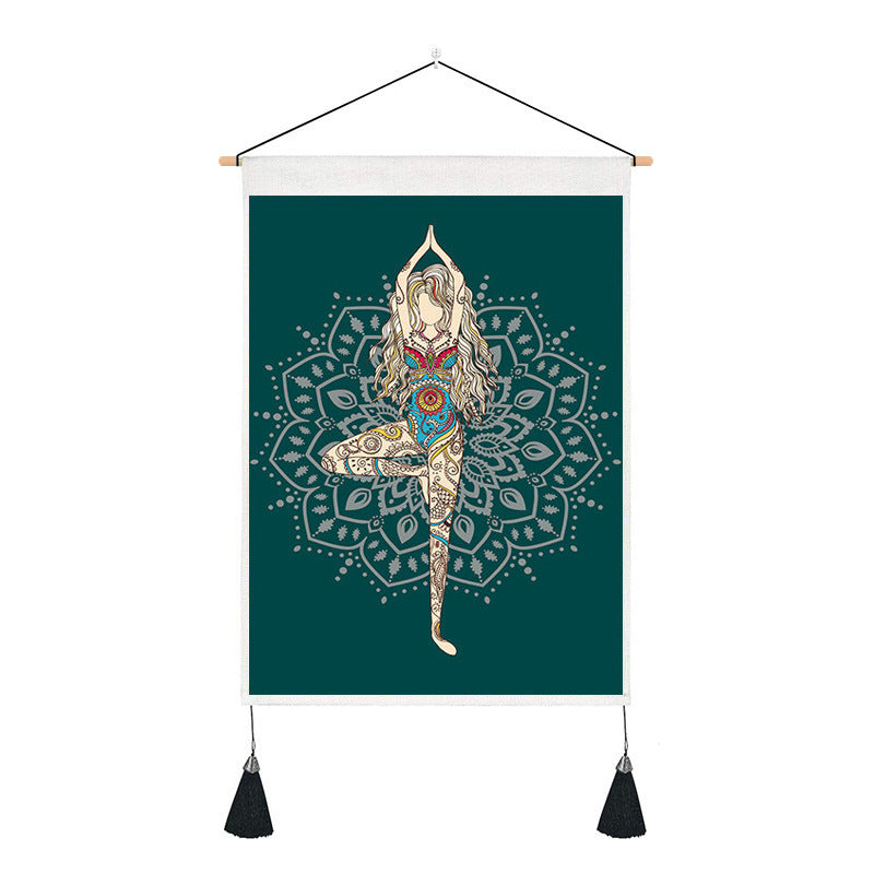 Short Tapestry (Yoga and chakra)