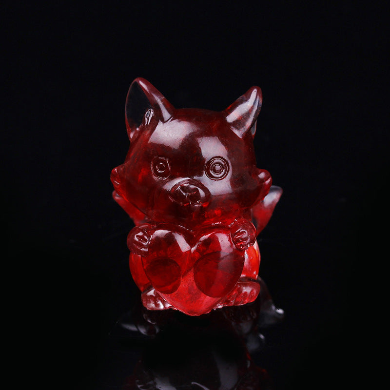 Small Resin Nine Tailed Fox