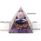 Twelve Zodiac Constellation Orgone Pyramid