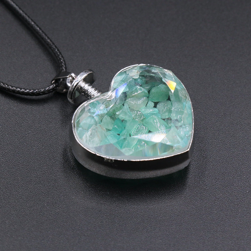 Heart Wishing Bottle Pendant