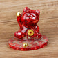 Resin Lucky Cat Phone Holder