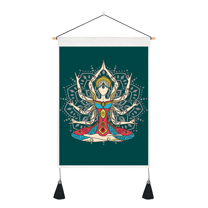 Short Tapestry (Yoga and chakra)