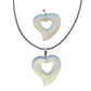 Crystal Hollow Heart Pendant