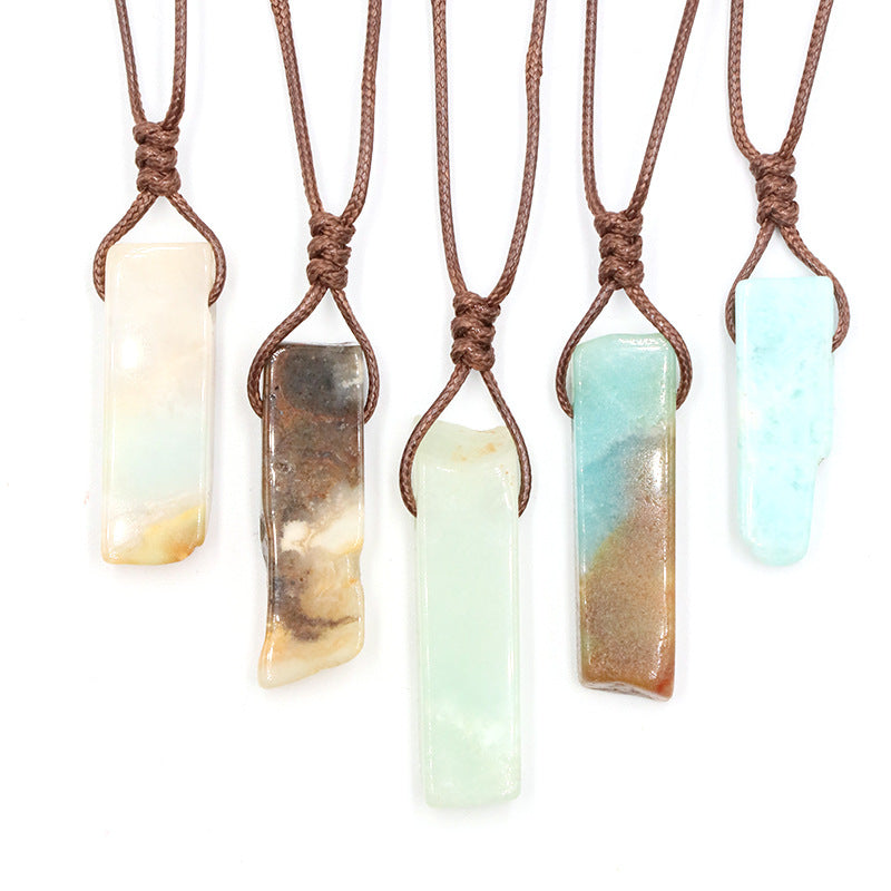 Natural Crystal Slab Necklace