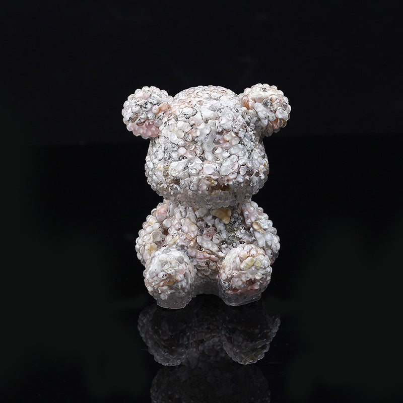 Gem Bumpy Bear Resin Statue