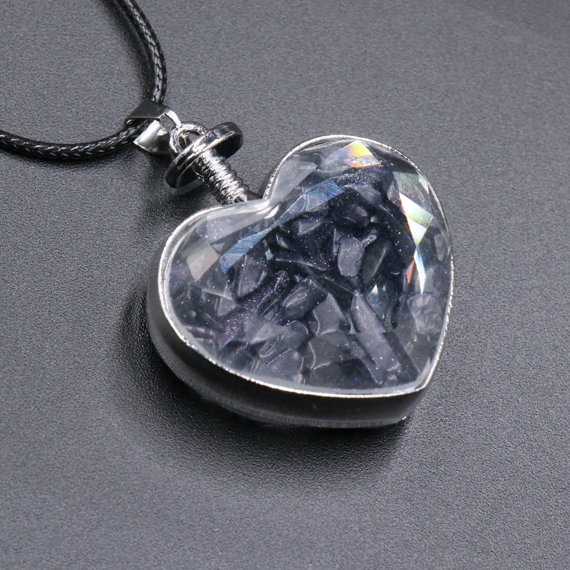 Heart Wishing Bottle Pendant