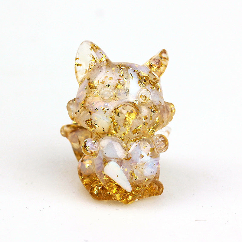 Small Resin Nine Tailed Fox