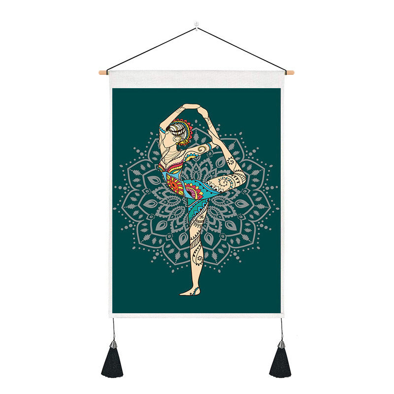 Short Tapestry (Yoga and chakra)