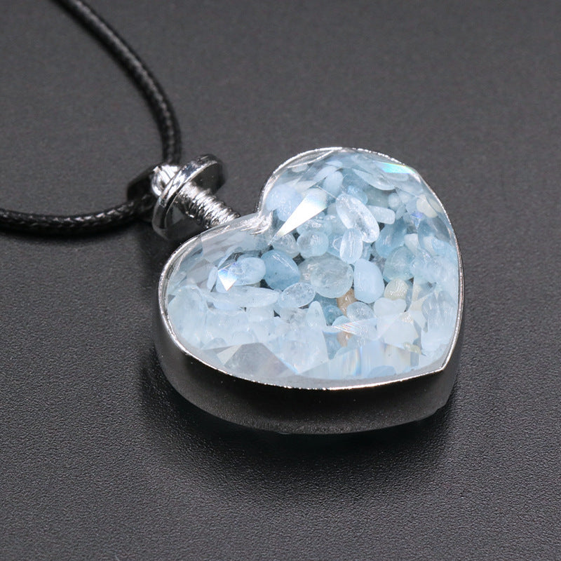 Heart Wishing Bottle Pendant