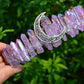 Raw Crystal Quartz Crown Headband