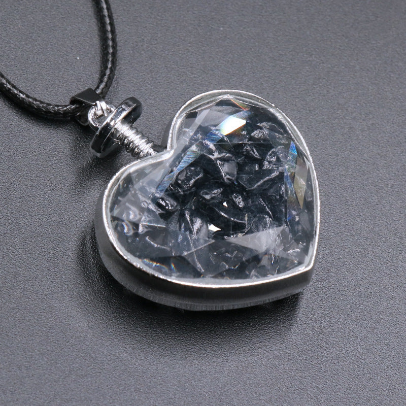 Heart Wishing Bottle Pendant