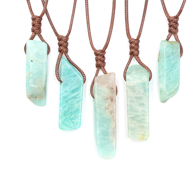 Natural Crystal Slab Necklace