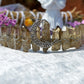 Raw Crystal Quartz Crown Headband