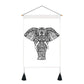 Short tapestry(elephant and skull)