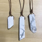 Natural Crystal Slab Necklace