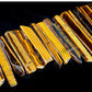 Natural Crystal Loose Sliced Slab 40CM/Strand