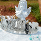 Raw Crystal Quartz Crown Headband