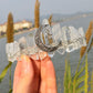 Raw Crystal Quartz Crown Headband