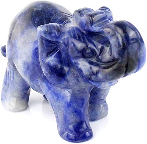 Elephant Crystal carving 1.5 inch