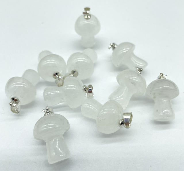 Mushroom Shape Crystal Pendant