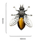 Crystal Bee Brooch&Pendant